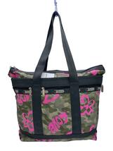 LESPORTSAC◆トートバッグ/-/KHK/カモフラ_画像1