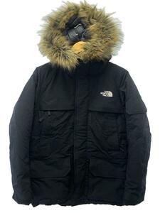 THE NORTH FACE◆MCMURDO PARKA_マクマードパーカ/S/ナイロン/BLK/無地/ND91645/ノースフェイス