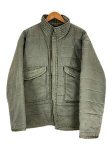 Porter Classic◆SUPER NYLON MASH PADDING JACKET/L/ナイロン/KHK/無地