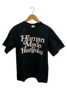 HUMAN MADE◆HARAJUKU GDC/Tシャツ/L/コットン/BLK/プリント