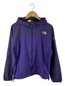 THE NORTH FACE◆SWALLOWTAIL HOODIE_スワローテイルフーディー/M/ナイロン/パープル/無地/NP11016