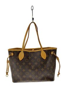 LOUIS VUITTON◆1)ネヴァーフルPM_モノグラム・キャンバス_BRW/PVC/BRW