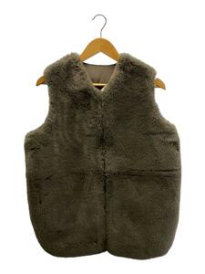 Encheenment Fauxfur vest Vest Furbest/Polieser/Brw