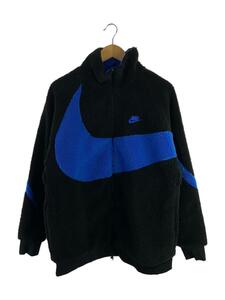 NIKE◆BIG SWOOSH BOA JACKET/XL/ポリエステル/BLK/BQ6546-350