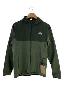 THE NORTH FACE◆APEX FLEX HOODIE_エイペックスフレックスフーディ/S/ナイロン/KHK