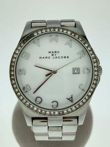 MARC BY MARC JACOBS◆クォーツ腕時計/アナログ/ステンレス/WHT/SLV/MBM3044