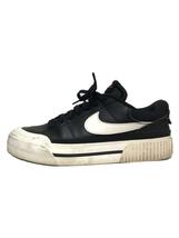 NIKE◆COURT LEGACY LIFT_コート レガシー リフト/25cm/BLK/レザー_画像1