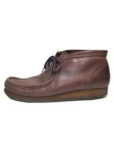 Clarks◆ブーツ/US9/BRD/レザー