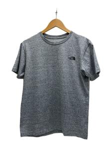 THE NORTH FACE◆S/S SQUARE LOGO TEE_ショートスリーブ スクエア ロゴ Tシャツ/M/ポリエステル/NVY