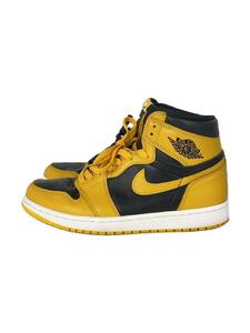 NIKE◆Air Jordan1 High OG/Pollen/ハイカットスニーカー/27.5cm/イエロー/555088-701