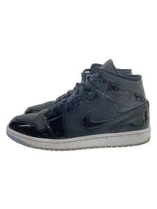 NIKE◆AIR JORDAN 1 MID_エアジョーダン 1 ミッド/28cm/BLK