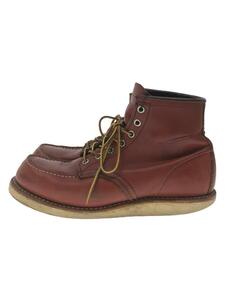 RED WING◆レースアップブーツ/25.5cm/BRW/レザー/9106