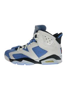 NIKE◆Air Jordan 6 UNC/ハイカットスニーカー/27cm/BLU/CT8529-410