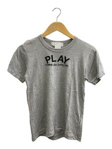 PLAY COMME des GARCONS◆Tシャツ/L/コットン/GRY