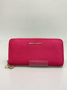 MICHAEL KORS◆長財布/レザー/PNK/レディース/32H5GA1E3L