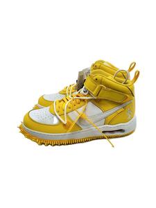 NIKE◆OFF-WHITE X AIR FORCE 1 MID_オフホワイト X エアフォース 1 ミッド/29cm/YLW