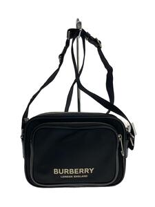 BURBERRY LONDON◆ナイロンミニショルダーバッグ/ナイロン/BLK/8049094