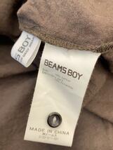 BEAMS BOY◆長袖ブラウス/-/コットン/BRW_画像3