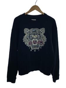 KENZO◆スウェット/L/コットン/BLK/FA65SW1114XV