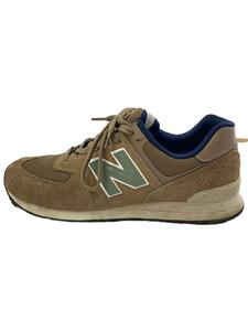 NEW BALANCE◆ローカットスニーカー/US10/BRW/スウェード/U574SBB