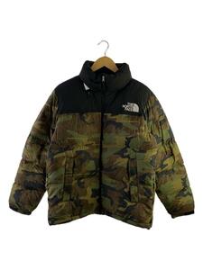 THE NORTH FACE◆NOVELTY NUPTSE JACKET/L/ナイロン/GRN/カモフラ/ND92336