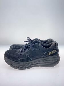 HOKA ONE ONE◆Bondi L/踵破れ・つま先スレ/ローカットスニーカー/26.5cm/BLK/F20021F