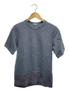 COMME des GARCONS HOMME◆Tシャツ/-/コットン/GRY/HE-T011/切替