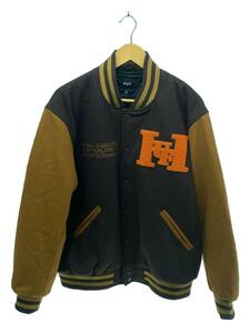 HUF◆HARRISON VARSITY JACKET/ブルゾン/L/ウール/BRW