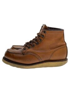 RED WING◆08年製/6INCH CLASSIC MOC/レースアップブーツ/US8.5/ブラウン/レザー/875