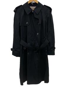 Aquascutum◆トレンチコート/36/ポリエステル/BLK/2269451152-99