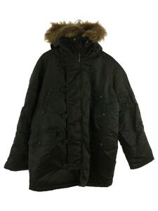 ALPHA INDUSTRIES◆モッズコート/XL/ナイロン/KHK/無地/20024-76