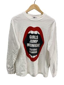 HYSTERIC GLAMOUR◆長袖Tシャツ/M/コットン/WHT/02203CL13