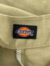 DICKIES◆ストレートパンツ/-/ポリエステル/カーキ/無地_画像4