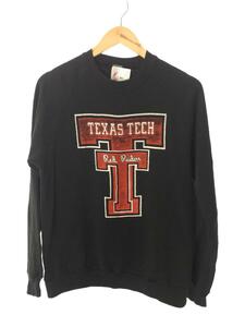 JERZEES◆スウェット/XL/コットン/BLK/USA製/TEXAS TECH