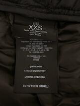 G-STAR RAW◆ダウンベスト/XXS/ナイロン/BLK/無地/D05965-8122-990_画像4