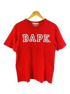 A BATHING APE◆Tシャツ/M/コットン/RED