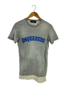 DSQUARED2* футболка /XS/ хлопок /GRY/ принт 