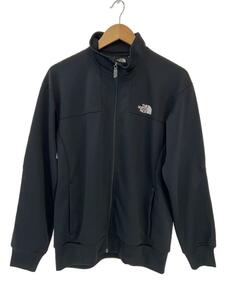 THE NORTH FACE◆JERSEY JACKET_ジャージジャケット/L/ポリエステル/BLK/無地