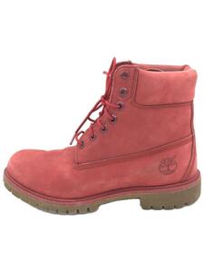 Timberland◆レースアップブーツ/US8/RED