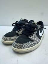 NIKE◆AIR JORDAN 1 LOW OG_エアジョーダン1 レトロ ロー OG/27cm/ブラック_画像2