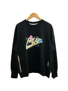 NIKE◆スウェット/XL/コットン/BLK/プリント/fj9558-010