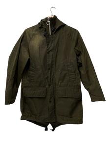 Barbour◆18AW/WAXED COTTON/フィッシュテールパーカー/オイルドジャケット/S/コットン/KHK