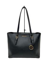 MICHAEL KORS◆トートバッグ/レザー/BLK_画像1