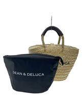 DEAN＆DELUCA◆カゴバッグ/-/ベージュ_画像1