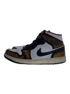 NIKE◆AIR JORDAN 1 MID SE_エア ジョーダン 1 ミッド シーズナルエディション/28cm/イエロ