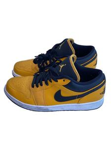 NIKE◆AIR JORDAN 1 LOW_エア ジョーダン 1 ロー/27cm/イエロー