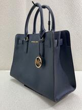 MICHAEL KORS◆ハンドバッグ/-/BLU/無地/30H4GAIS3L_画像2