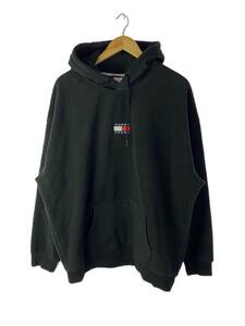 TOMMY JEANS◆パーカー/XL/ポリエステル/BLK