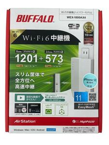 BUFFALO◆無線LAN中継機 WEX-1800AX4EA