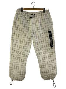 Supreme◆19AW/Heavy Nylon Pant/ボトム/コットン/WHT/チェック/221130